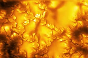 The sun's surface