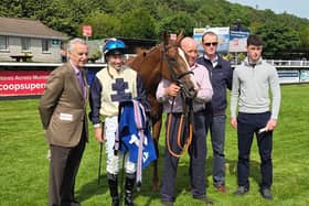 Jim Bolger, left, with Sparan Nua