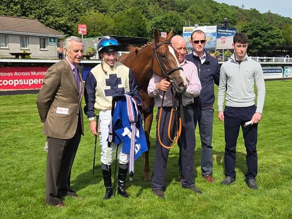 Jim Bolger, left, with Sparan Nua