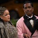 ASAP Rocky and Rihanna together at the Met Gala