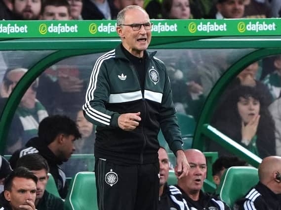 Celtic manager Martin O’Neill at Celtic Park