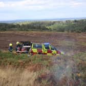 Staffordshire Fire & Rescue Service said more crews were being withdrawn from the fire scene. Photo: Staffordshire Fire & Rescue Service