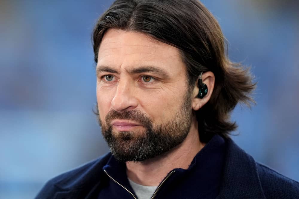 Russell Martin on the touchline