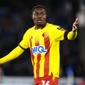 Marc Bola in action for Watford