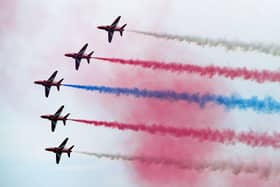 Red Arrows display