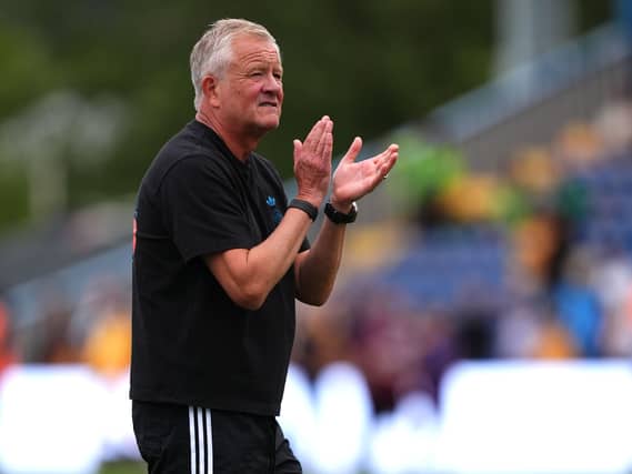 Sheffield United manager Chris Wilder