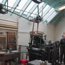 A view of the printing press