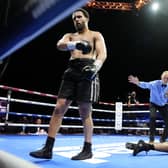 Moses Itauma after knocking out Jermaine Franklin