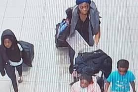 Police are looking for a missing woman and her children