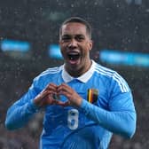 Belgium's Youri Tielemans in action