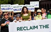 Reclaim the Valley mass walk at Sandwell Valley, following a rape in the park. The walk was lead by Sarah Coombes MP.


