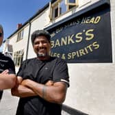 Sukhwinder Singh and Ravinder Singh have been working hard to get the Old Stags Head ready to reopen