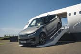 Range Rover Sport EV showcased at the July 2026 Goodwood Festival of Speed