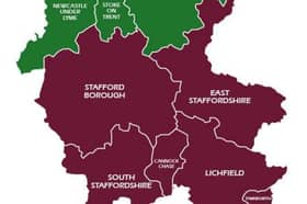 North Staffordshire and Southern and Mid-Staffordshire LGR proposal. 