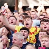 World Cup fans cheering