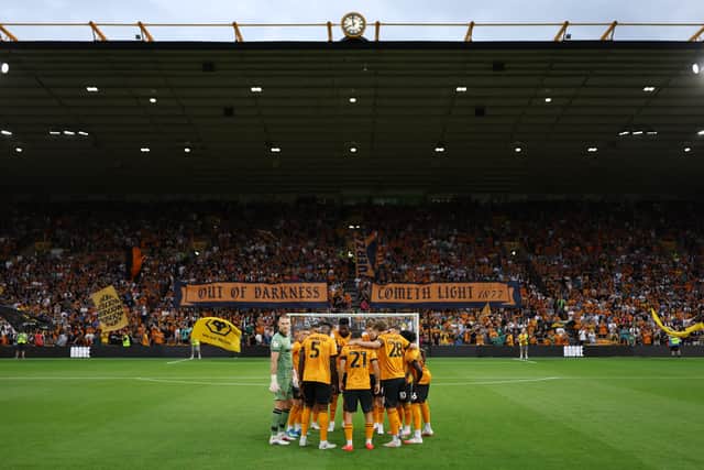 Wolves fans at Molineux this season