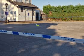 The incident took place outside the Corn Exchange in Brierley Hill