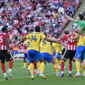 Birmingham City goalkeeper James Beadle (right) in action during the Sky Bet Championship match at Bramall Lane,