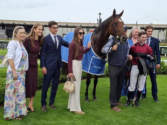 A Boy Named Susie with connections after winning at the Curragh