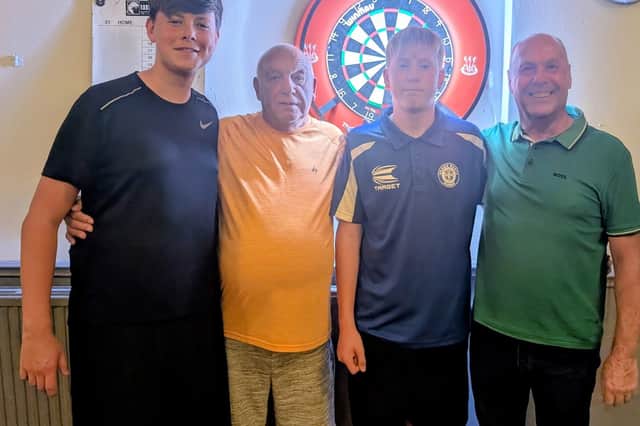 (Left to right): Olly Garrett, Paul Price, Sam Ferguson and Ian Stanton.