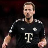 Harry Kane in action for Bayern Munich at Arsenal last year