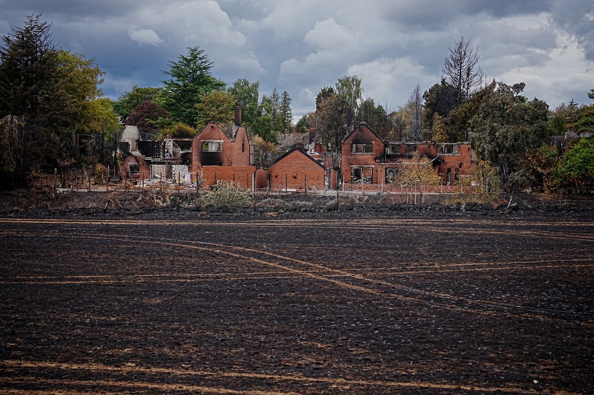 Five days on: New images show devastation after Stourbridge fire disaster