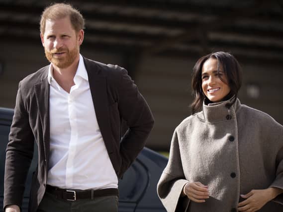 The Duke and Duchess of Sussex arriving for a visit to the National Centre for Rehabilitation of Addicts in 2026