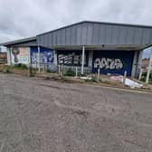 The vandalised and fly-tipped former Lidl supermarket in Old Walsall Road, Hamstead, on the border of Sandwell and Birmingham.