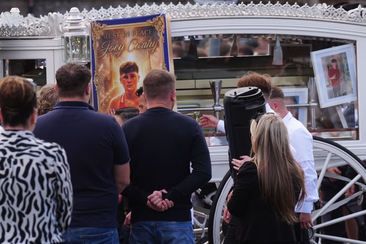 Funeral held for teenager killed in wrong-way motorway crash