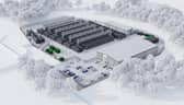 Visualisation of the proposed new bus depot in east Birmingham.