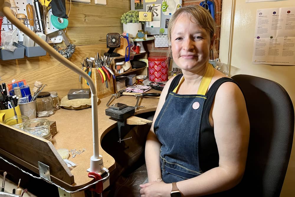 Jewellery maker Johanna Sanders is inspired by the beauty of our natural world
