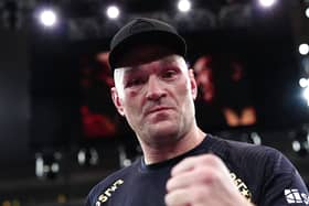 Tyson Fury after a fight