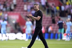 Southampton manager Tonda Eckert applauds