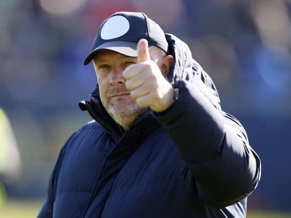 Andy Woodman acknowledges the fans
