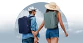 The Xkdoai 40x30x20cm backpack is designed for everyday student use as well as underseat airline travel