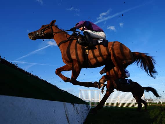 Beorma and Tristan Durrell in action at Southwell in March