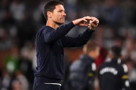 Xabi Alonso after the match