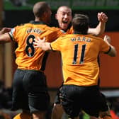 David Jones celebrates his stunning free-kick