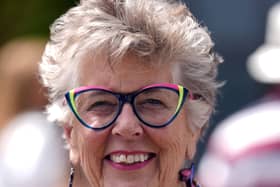 Headshot of Dame Prue Leith smiling