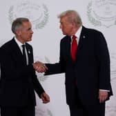 Canadian Prime Minister Mark Carney and US President Donald Trump