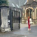 Anne Donaghy leaves court