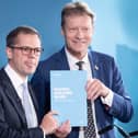 Reform UK Treasury spokesman Robert Jenrick (left) and Reform UK deputy leader Richard Tice