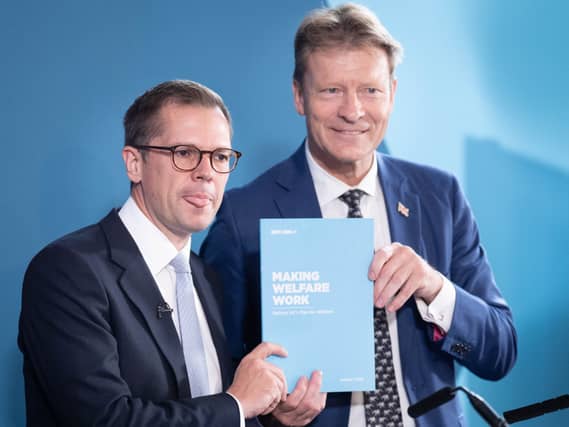 Reform UK Treasury spokesman Robert Jenrick (left) and Reform UK deputy leader Richard Tice