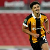 Mohamed Belloumi celebrates