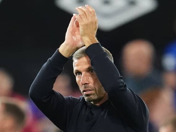 Gary O’Neil applauds the fans