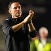 Coventry manager Frank Lampard acknowledges the crowd