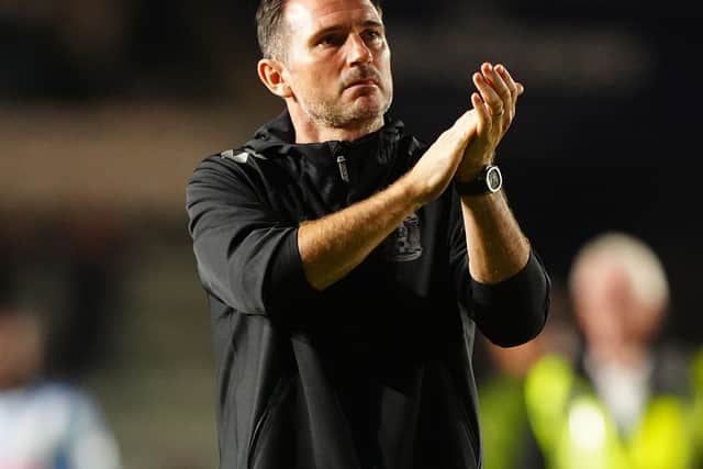 Coventry manager Frank Lampard acknowledges the crowd