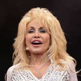Headshot of Dolly Parton performing