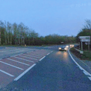 A stretch of the A5 near the Queen's Head junction