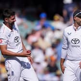 Josh Tongue, left, and Joe Root